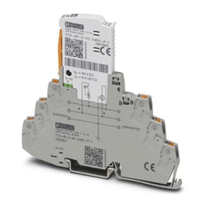Phoenix Contact Surge Protector 5 kA TTC Series DIN Rail Mount 100 mm x 6.2 mm 2906817