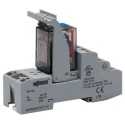 WAGO Interface Relay 4PDT DIN Rail Mount 24V DC Coil, Plug-In, Silver Alloy Contacts, 858-304