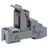 WAGO Interface Relay 4PDT DIN Rail Mount 24V DC Coil, Plug-In, Silver Alloy Contacts, 858-304