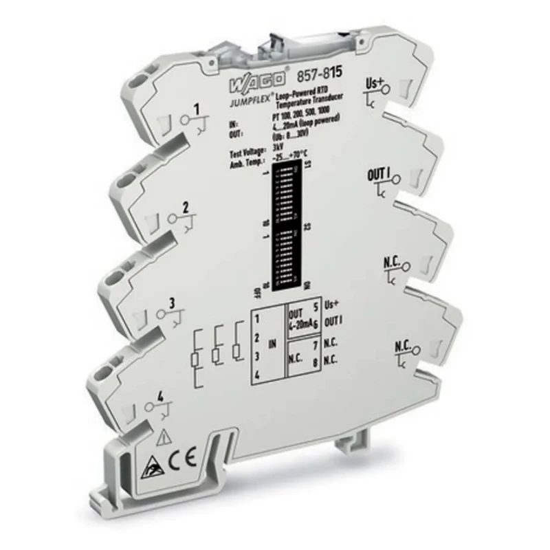 WAGO Jumpflex Series Signal Conditioner RTD Input, Current Output, 30V Supply 857-815
