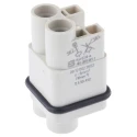 HARTING Han Q Series Heavy Duty Power Connector Housing 3 A Polycarbonate Cable Mount 2+PE 09120022652