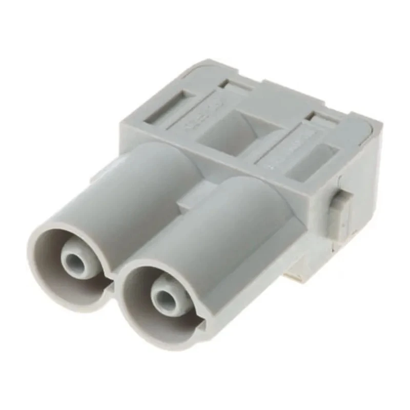 HARTING Heavy Duty Power Connector Module 70A, Han Modular Series Male, 2 Contacts, 1kV, Axial Screw Termination 09140022642
