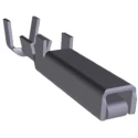 TE Connectivity Dynamic 3000 Female Crimp Terminal 24–20 AWG, 15A, Bright Tin, 17.8mm 1-175195-5