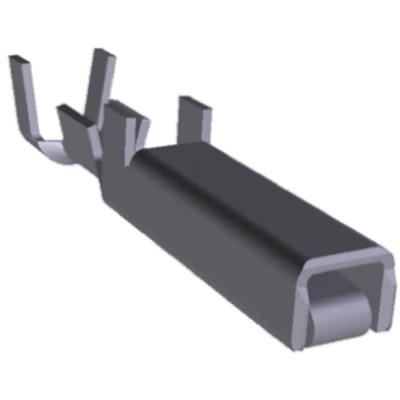 TE Connectivity Dynamic 3000 Female Crimp Terminal 24–20 AWG, 15A, Bright Tin, 17.8mm 1-175195-5