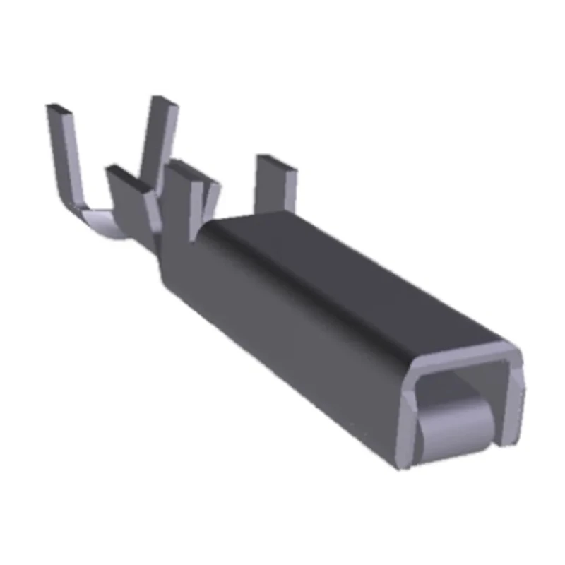 TE Connectivity Dynamic 3000 Female Crimp Terminal 24–20 AWG, 15A, Bright Tin, 17.8mm 1-175195-5
