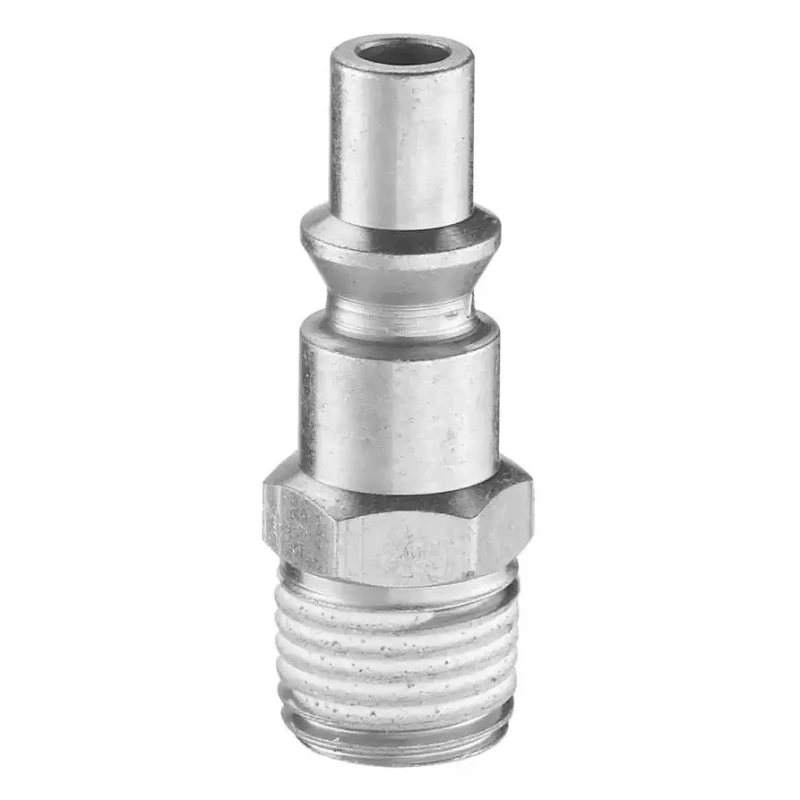 Prevost Treated Steel Plug for Pneumatic Quick Connect Coupling, 1/4 in Male BSP, 16 Bar, ARP 066151P2