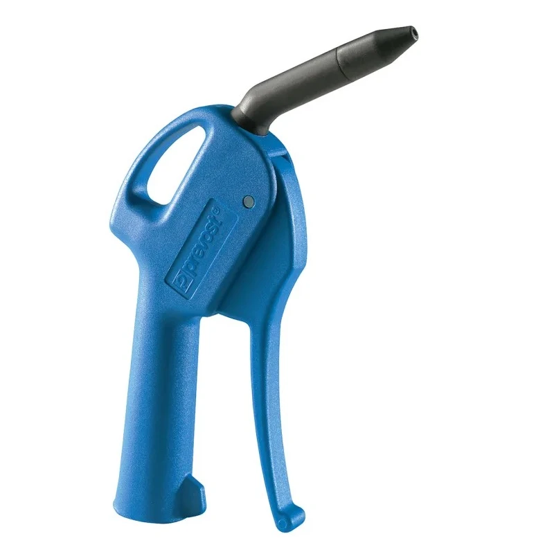 PREVOST Blow Gun, 6 Bar, 1/4 in G BSP Air Inlet, Polyamide Nozzle, Composite Body, Short Lever Trigger, Model 27102 PREP