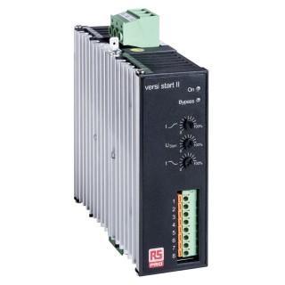 RS PRO Soft Starter 400V AC 15 kW IP20 32A Snap-On Mounting 158x45x173 mm 