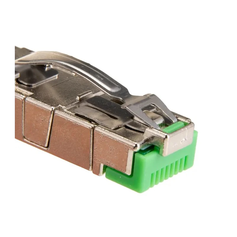 Phoenix Contact CUC-IND-C1ZNI-T/R4IP8 Series RJ45 Connector Male Cable, Cat5 Shielded, Right Angle, 8-Way, IP20 1421128