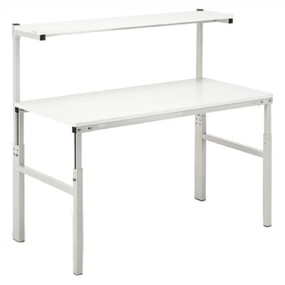Treston TPH915 ESD Workbench, ESD Safe, Adjustable Height 650–900 mm, 1.5 m Width, 900 mm Length, 300 kg Load Capacity, Grey