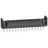 Hirose Straight Through Hole PCB Header, 30 Contacts, 2 mm Pitch, 2 Rows, Shrouded DF11