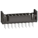 Hirose DF11 Series Straight Through Hole PCB Header, 18 Contacts, 2 mm Pitch, 2 Rows, Shrouded, Male, Gold Plated, 