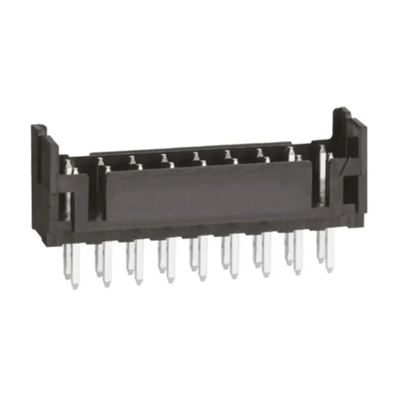 Hirose DF11 Series Straight Through Hole PCB Header, 18 Contacts, 2 mm Pitch, 2 Rows, Shrouded, Male, Gold Plated, 