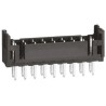 Hirose DF11 Series Straight Through Hole PCB Header, 18 Contacts, 2 mm Pitch, 2 Rows, Shrouded, Male, Gold Plated,