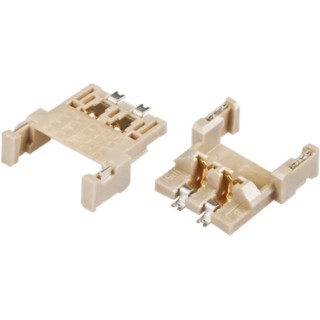 Hirose Straight Surface PCB Socket, 4 Contacts, 1 Row, 2 mm Pitch, 12A, Board-to-Board/Wire-to-Board, Solder, Female DF59