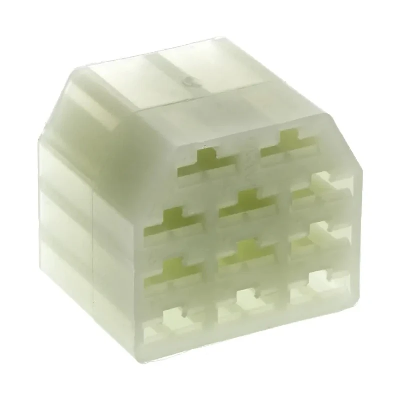 TE Connectivity AMP FASTIN-FASTON Crimp Terminal Housing, Polyamide 66, 11 Way, 6.35 mm Tab Size, Receptacle 151325-1