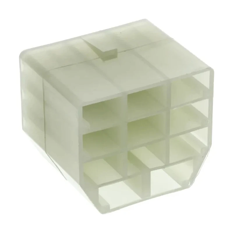 TE Connectivity AMP FASTIN-FASTON Crimp Terminal Housing, Polyamide 66, 11 Way, 6.35 mm Tab Size, Receptacle 151325-1