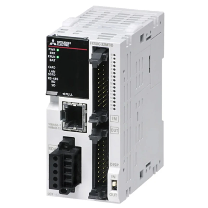RS PRO MELSEC iQ-F Series PLC CPU, 16 Inputs, 16 Outputs, Analogue I/O, Desktop Mount FX5UC