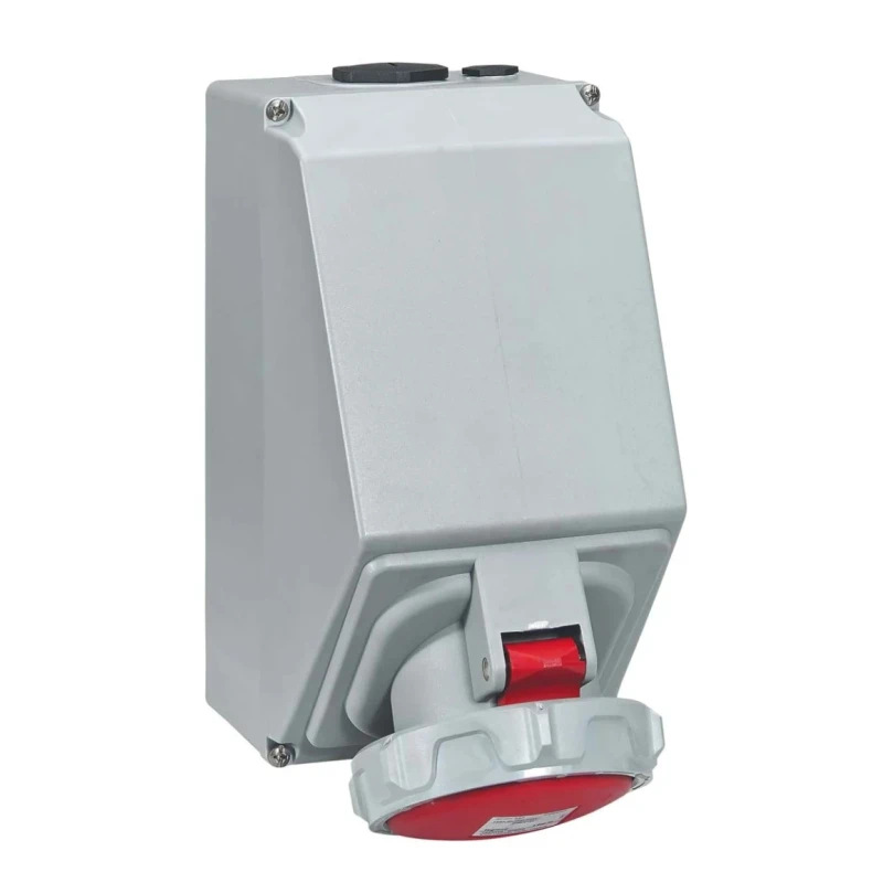 Legrand Industrial Power Connector , P17 Tempra Pro, 125A, 415V, IP67, Wall Mount, Polyamide 6, Red
