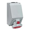 Legrand Industrial Power Connector , P17 Tempra Pro, 125A, 415V, IP67, Wall Mount, Polyamide 6, Red