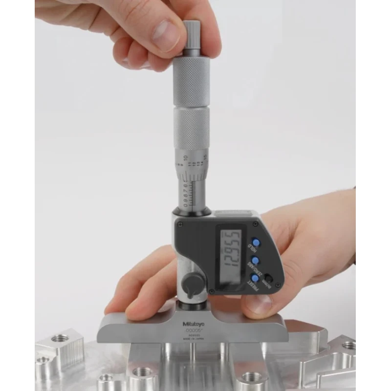Mitutoyo Electronic Depth Gauge 150 mm Imperial & Metric, Stainless Steel, ±0.001 mm Accuracy, Digital Display 329-350-30