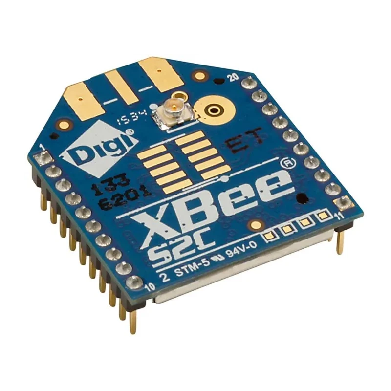 Digi International XBee-S2C 802.15.4 RF Transceiver Module for Street Light, UART/SPI Interface, 2.4 GHz XB24CAUIT-001