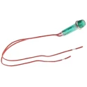 CAMDENBOSS Green Panel Mount Indicator 503 Series, 8 mm Mount Hole, Solder Tab Termination, 240V IND5032405-240-T/GRN