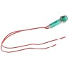 CAMDENBOSS Green Panel Mount Indicator 503 Series, 8 mm Mount Hole, Solder Tab Termination, 240V IND5032405-240-T/GRN