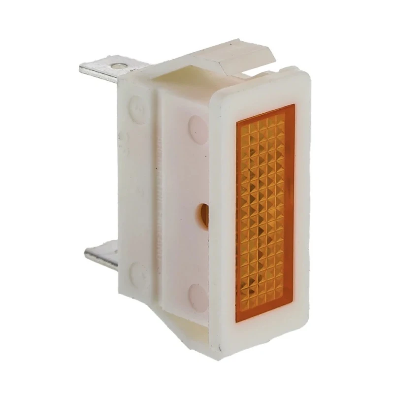 Arcolectric (Bulgin) Ltd Orange Panel Mount Indicator 250V, 16A, Prominent Bezel, Solder Tab, Neon Lamp C0430FQNBA