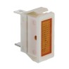 Arcolectric (Bulgin) Ltd Orange Panel Mount Indicator 250V, 16A, Prominent Bezel, Solder Tab, Neon Lamp C0430FQNBA