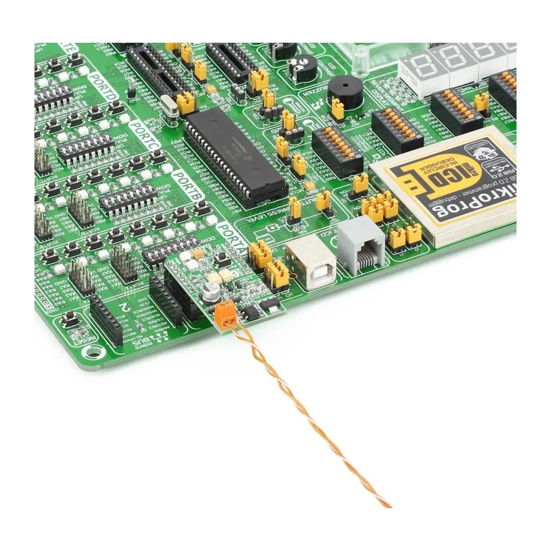 MikroElektronika DALI Click mikroBUS Development Kit for Optocoupler, GPIO Interface, 3.3 V/5 V, MIKROE-1297