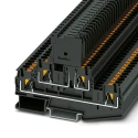 Phoenix Contact PTTB 4-HESI (5X20) Series Fuse Modular Terminal Block, 2-Level, Push-in, 500V, Black 3211886