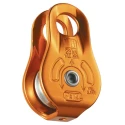 Petzl Rope Pulley Aluminium, 7–13 mm Rope Diameter, 21 mm Sheave, Yellow P05W