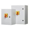 RS PRO 4-Pole Panel Mount Isolator Switch, IP65, 63A, 45kW, 690V AC, Red Handle LB Series IP65
