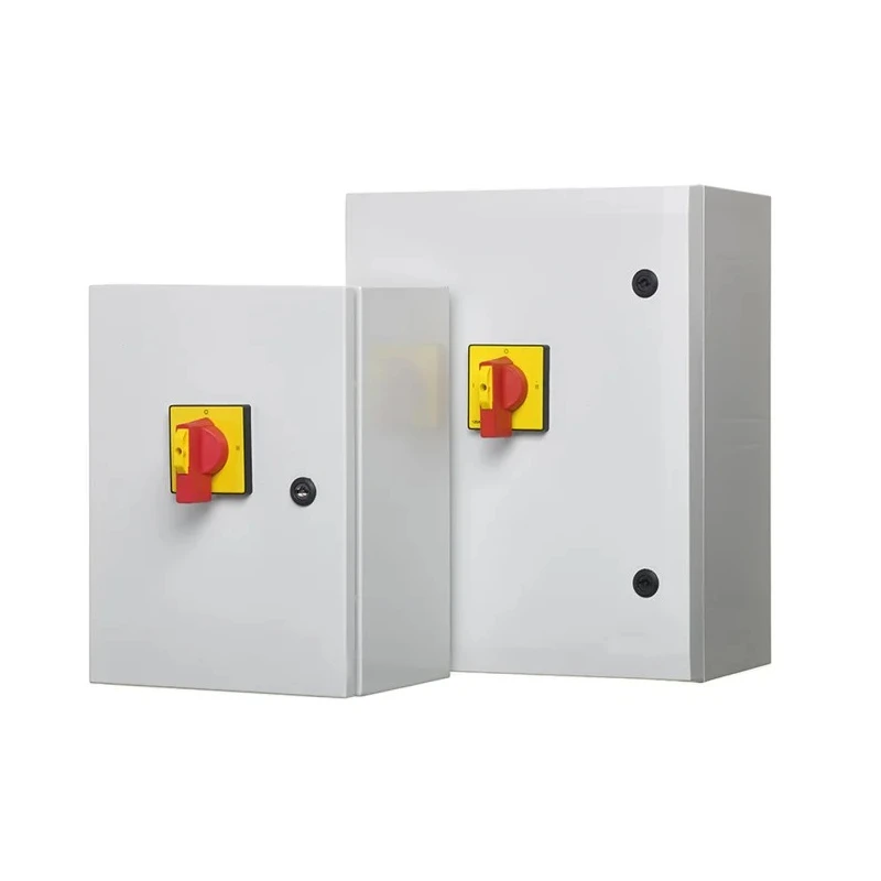 RS PRO 4-Pole Panel Mount Isolator Switch, IP65, 63A, 45kW, 690V AC, Red Handle LB Series IP65