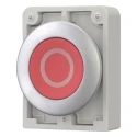 Eaton RMQ Titan M30 Series Red Momentary Push Button Switch, Metal, 30.5 mm Cutout, IP66/IP67/IP69K 182939 M30C-FD-R-X0