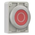Eaton RMQ Titan M30 Series Red Momentary Push Button Switch, Metal, 30.5 mm Cutout, IP66/IP67/IP69K 182939 M30C-FD-R-X0