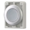 Eaton RMQ Titan M30 Series White Momentary Push Button Switch, 30 mm Cutout, IP67, Metal, Round 182925 M30C-FDL-W