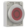 Eaton RMQ Titan M30 Series Red Momentary Push Button Switch, Metal, 30.5 mm Cutout, IP66/IP67/IP69K 182958 M30C-FDL-R-X0