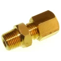 RS PRO Compression Fitting for Thermocouple or PRT Probe, Brass/Stainless Steel, BSP Thread, RoHS, 136-5855