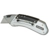 Stanley FatMax Safety Knife with Straight Blade, Retractable, All-Metal, 60 mm Blade, Utility Knife 0-10-810