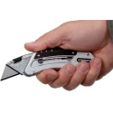 Stanley FatMax Safety Knife with Straight Blade, Retractable, All-Metal, 60 mm Blade, Utility Knife 0-10-810