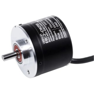 Omron Incremental Rotary Encoder E6C2-CWZ5B 2000P/R 2M, 24V DC, 2000 PPR, PNP Open Collector, Solid Shaft, 6mm