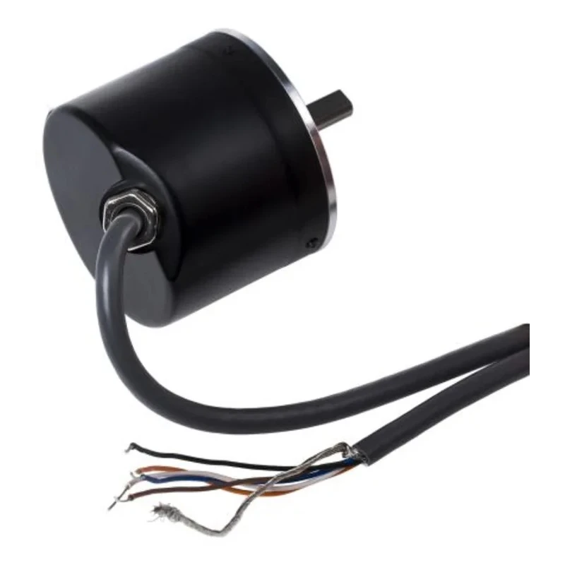 Omron Incremental Rotary Encoder E6C2-CWZ5B 2000P/R 2M, 24V DC, 2000 PPR, PNP Open Collector, Solid Shaft, 6mm