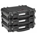Explorer Cases Waterproof Plastic Transit Case, Polypropylene, Foam, Black, Lockable, 326 x 269 x 75 mm, IP67 3005.B