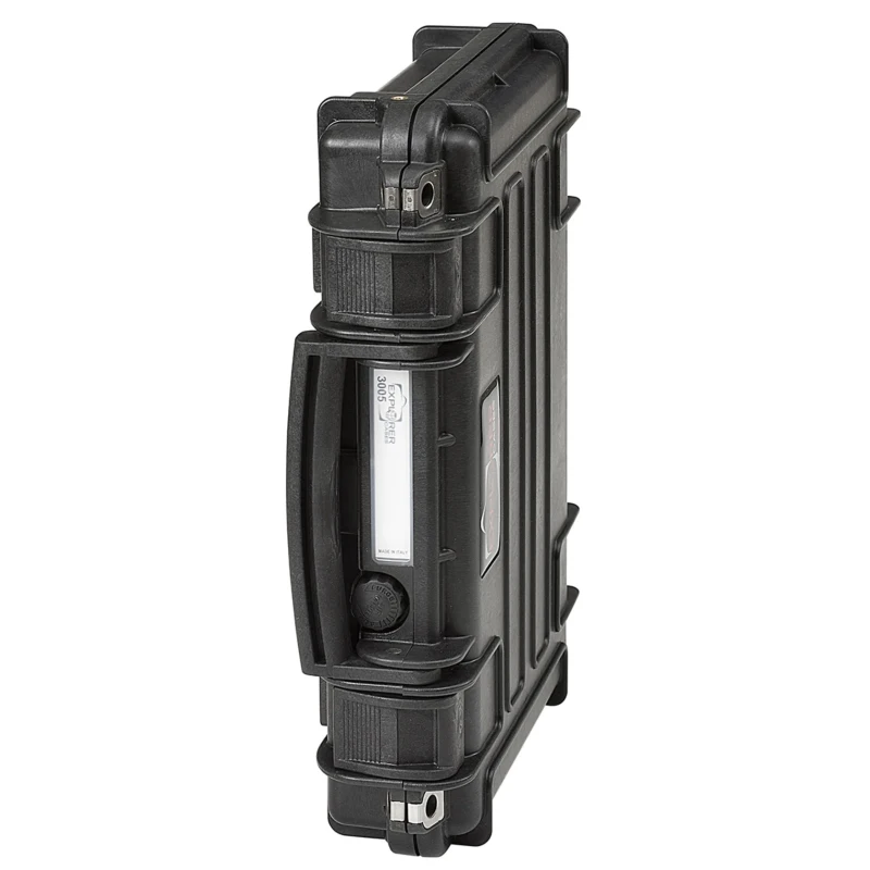 Explorer Cases Waterproof Plastic Transit Case, Polypropylene, Foam, Black, Lockable, 326 x 269 x 75 mm, IP67 3005.B