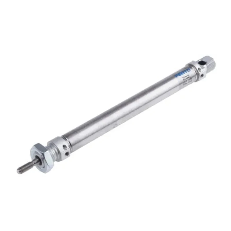 Festo DSNU-16-150-P-A Pneumatic Cylinder, 150mm Stroke, 16mm Bore, Double Acting, Through Hole Mount, Aluminium Body