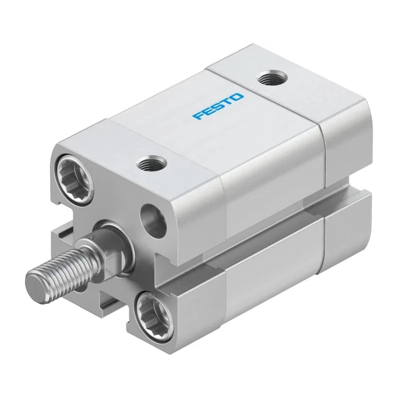 Festo Pneumatic Cylinder 16mm Bore, 10mm Stroke, Double Acting, Aluminium, ADN Series ADN-16-10-A-P-A