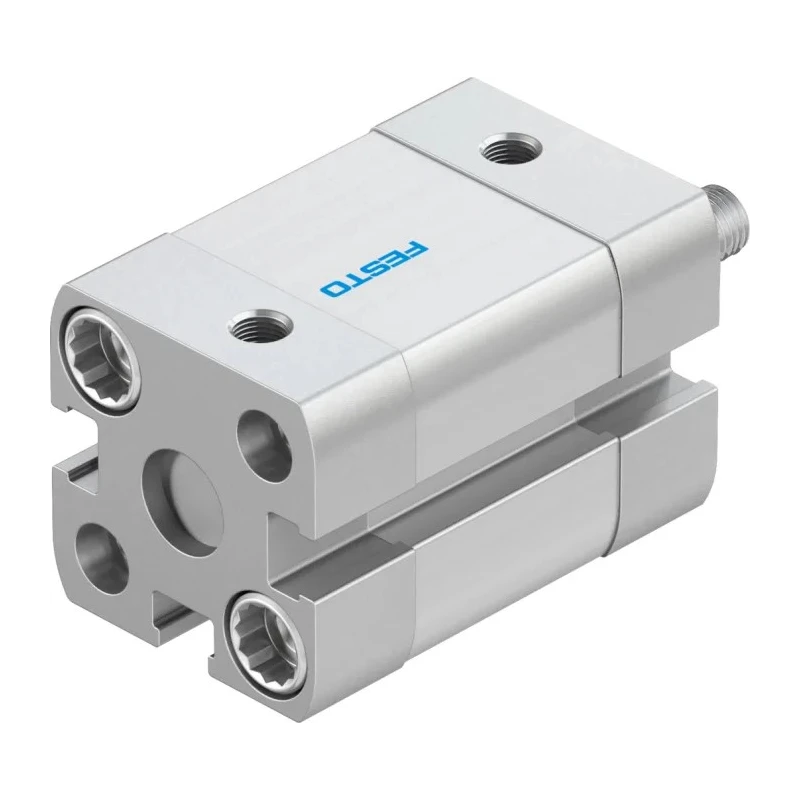 Festo Pneumatic Cylinder 16mm Bore, 10mm Stroke, Double Acting, Aluminium, ADN Series ADN-16-10-A-P-A