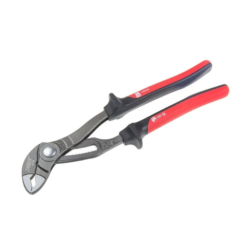 RS PRO 2-Piece Water Pump Plier Curved Jaw VDE 1000V Approved Alloy Steel Chrome Finish 250mm 136-6986